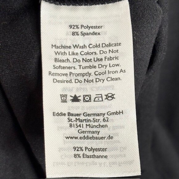 Eddie Bauer Aster Crossover Sleeveless Dress - Black - M - Picture 8 of 8